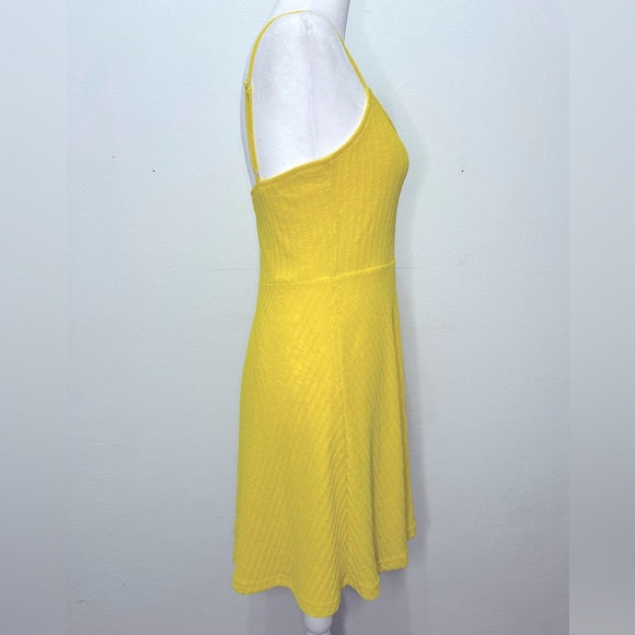 House Of Harlow Revolve Vibrant Yellow Raissa Mini Fit and‎ Flare Dress Sz Small - Picture 3 of 8